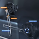 Wiwu CH028 360 Derece Dönebilen Otomatik Mekanizmalı Düz Zemin Versiyon Araç Telefon Tutuc - 6