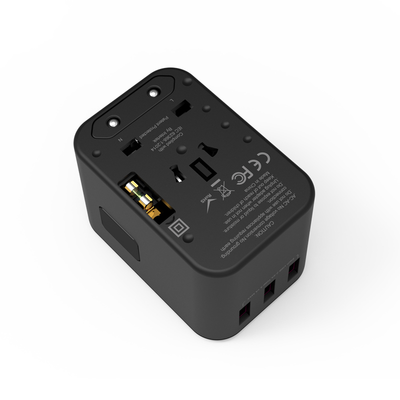Wiwu UA-303 Çoklu Universal TR/US/UK/AUS/EU Uyumlu Şarj Adaptörü 18W - 1