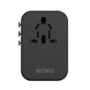 Wiwu UA-303 Çoklu Universal TR/US/UK/AUS/EU Uyumlu Şarj Adaptörü 18W - 2