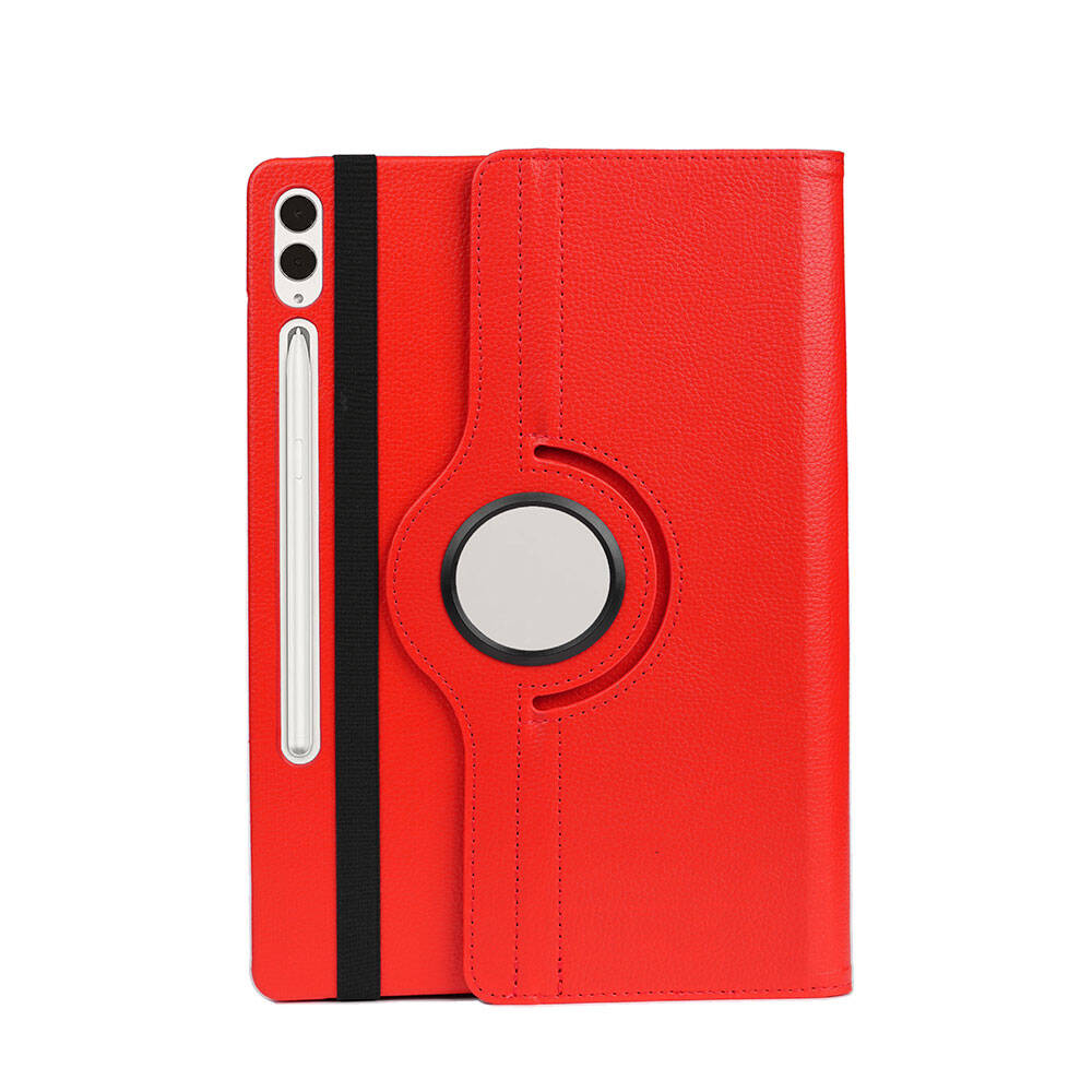 Samsung Galaxy Tab S9 Plus Uyumlu Zore Dönebilen Standlı Kılıf - 1