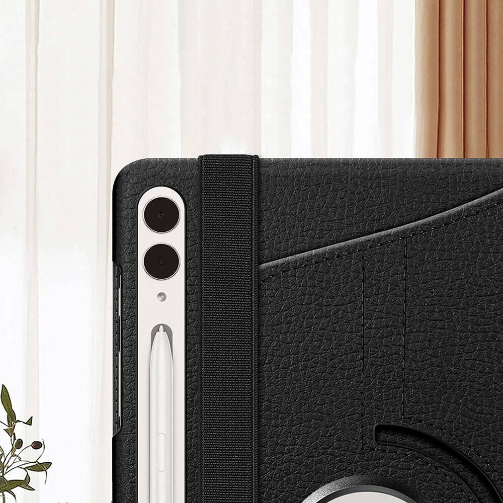 Samsung Galaxy Tab S9 Plus Uyumlu Zore Dönebilen Standlı Kılıf - 24