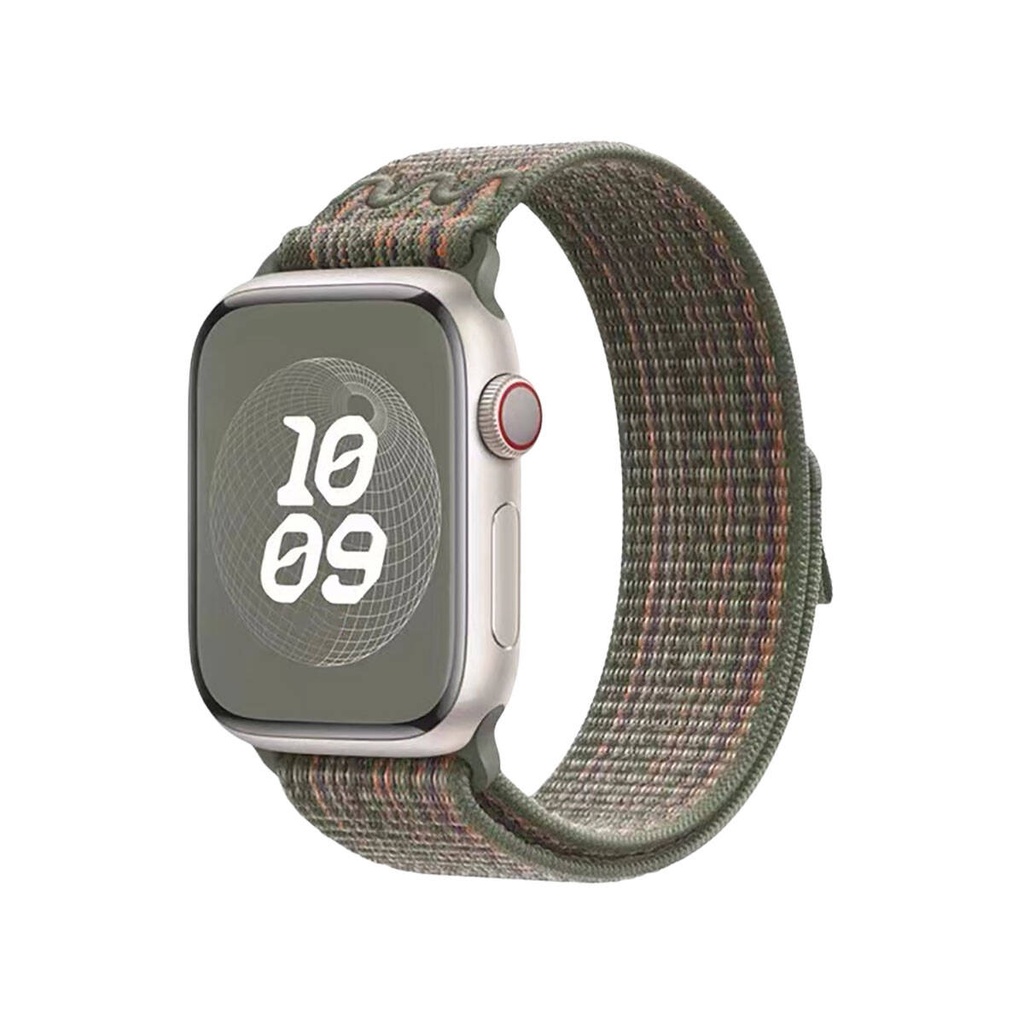 Apple Watch 7 41mm Uyumlu KRD-91 Hasır Kordon Strap Kayış - 1
