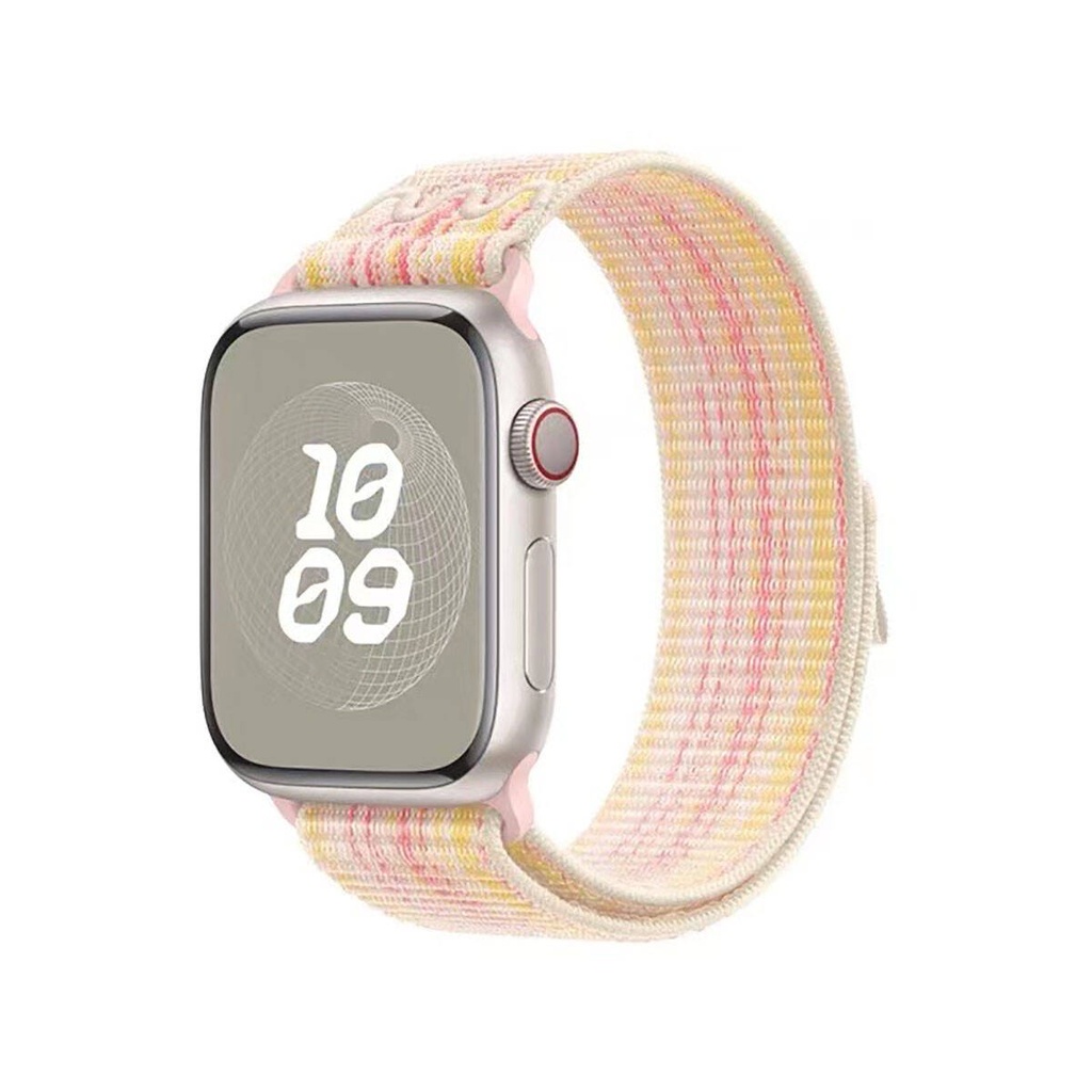 Apple Watch 7 41mm Uyumlu KRD-91 Hasır Kordon Strap Kayış - 2