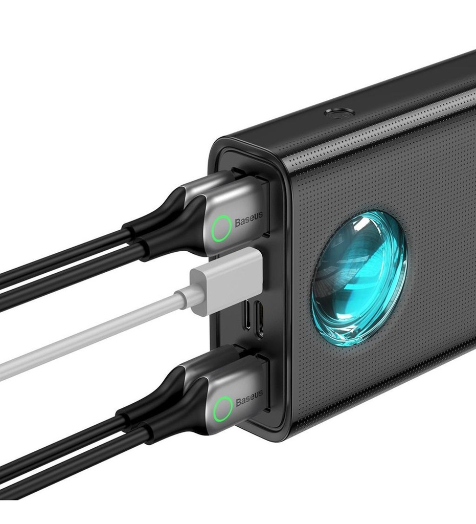 Baseus Amblight 65W Hızlı Şarj Powerbank 30000mAh Dijital Göstergeli