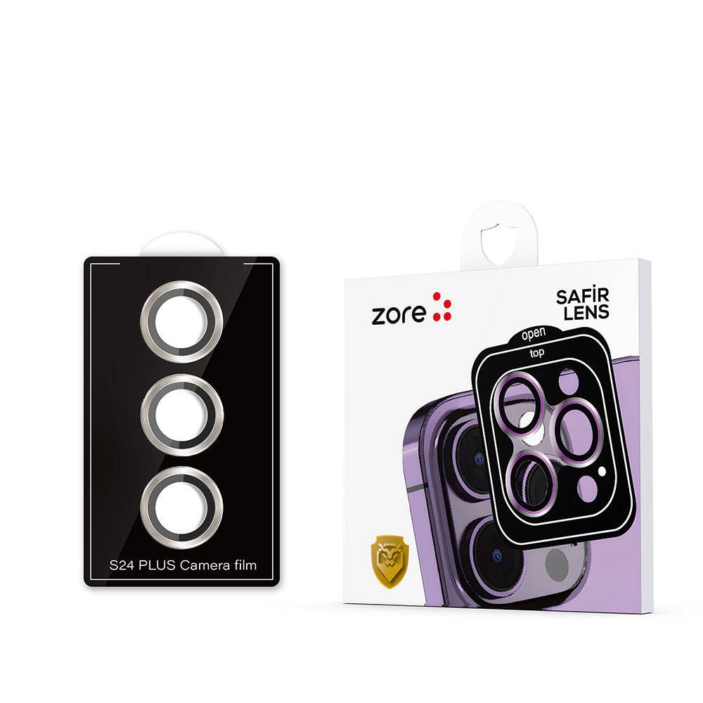 Samsung Galaxy S24 Plus Uyumlu Zore Kamera Lens Koruyucu Cam Filmi - 1