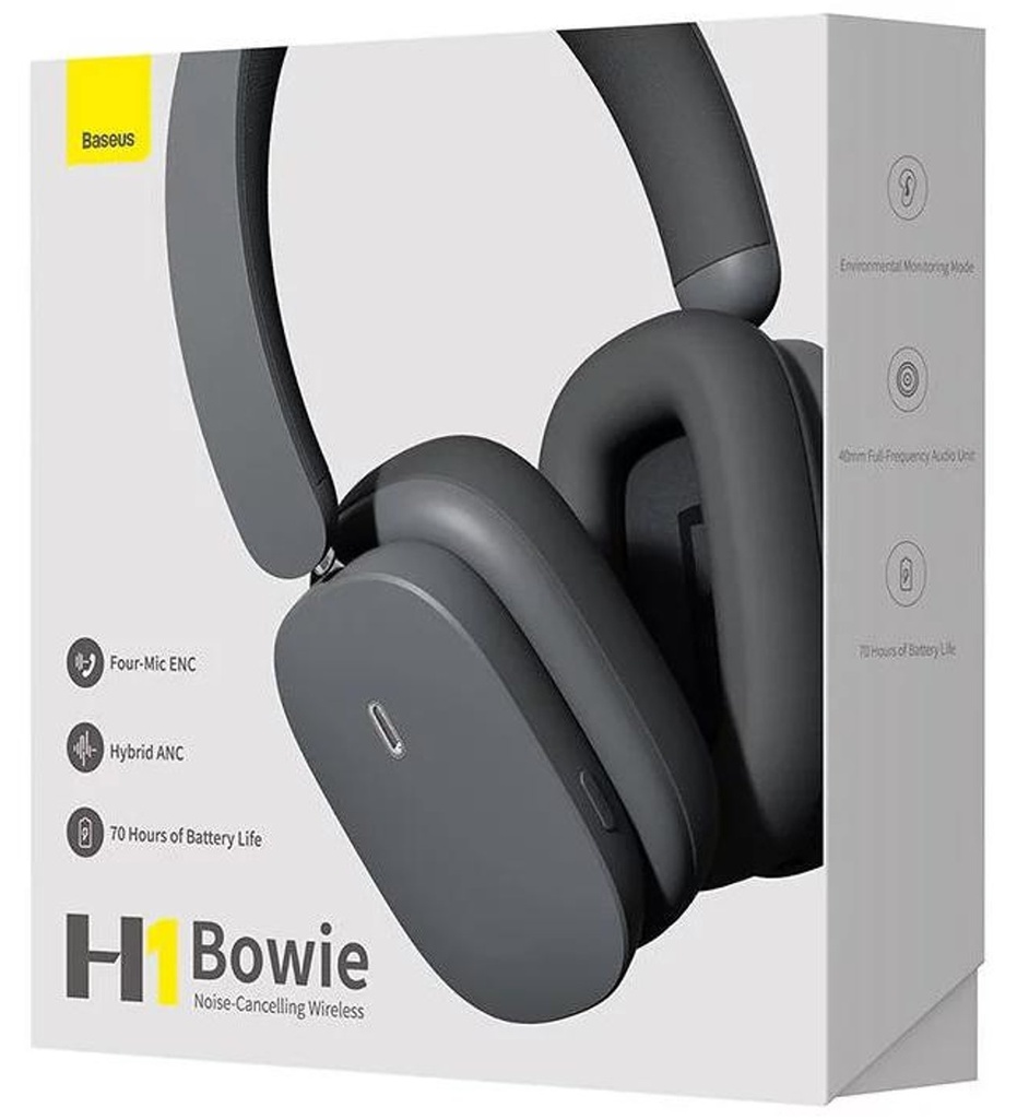 Baseus Bowie H1 Wireless Kulak Üstü 5.2 Bluetooth Kulaklık