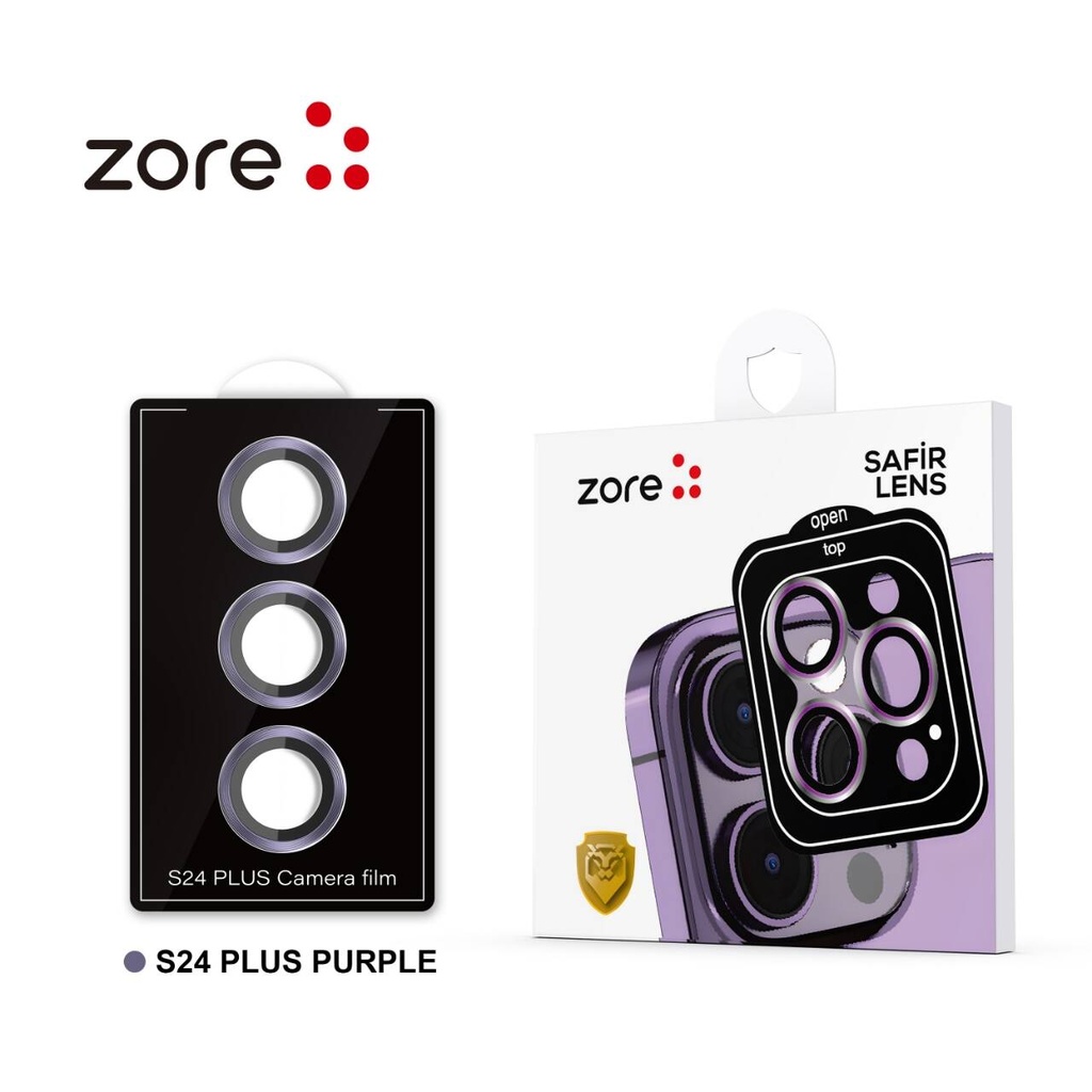 Samsung Galaxy S24 Plus Uyumlu Zore Kamera Lens Koruyucu Cam Filmi - 7