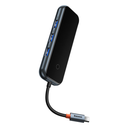 Baseus AcmeJoy Serisi 4 in 1 Çevirici Dönüştürücü HUB USB-C to 3xUSB 3.0 + USB-C PD