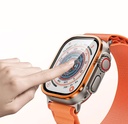 Apple Watch Ultra 49mm Uyumlu Zore ALM-01 Metal Çerçeveli Ekran Koruyucu - 5