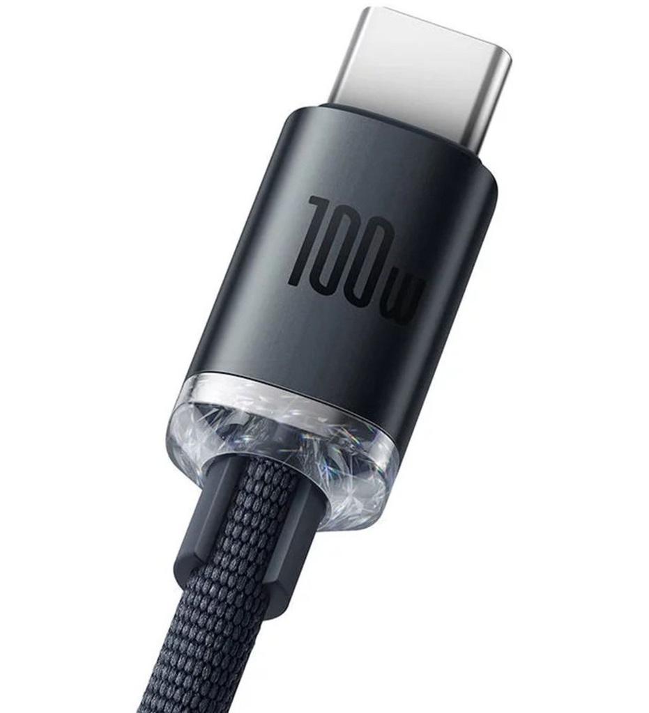 Baseus Crystal Shine 100W USB to Type-C Hızlı Şarj Kablo 1.2 mt