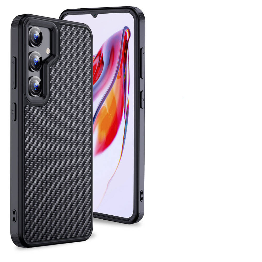 Samsung Galaxy S24 Uyumlu Kılıf Aramid Karbon Fiber Magsafe Özellikli Wlons Radison Kapak - 11