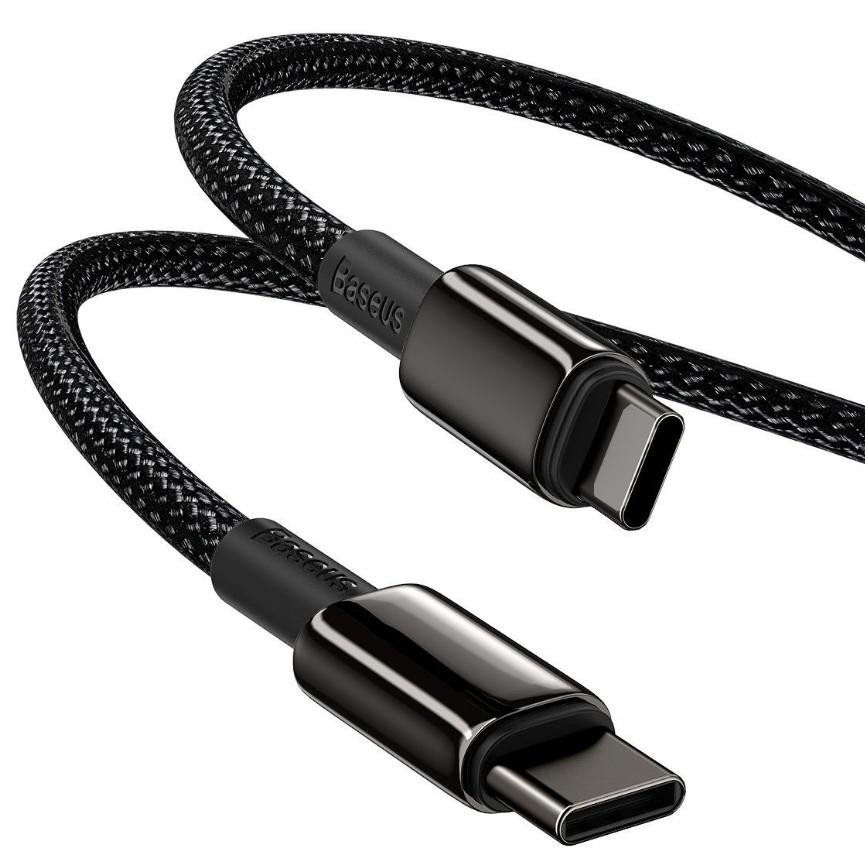 Baseus Tungsten Gold PD 100W 1 Metre USB C To USB C Şarj Data Kablosu