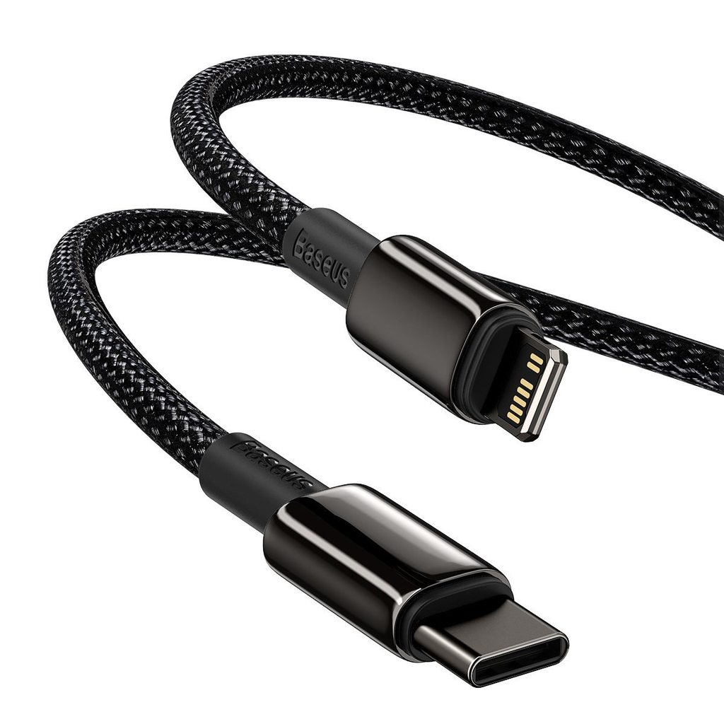 Baseus Tungsten Gold Type-C to iP PD 20W 2 Metre Fast Charging Data Cable