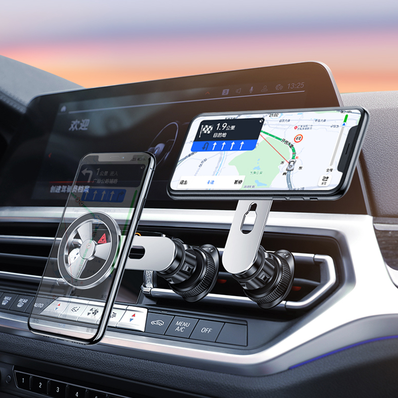 Wiwu CH026 360 Derece Dönebilen Havalandırma Tasarım Araç Telefon Tutucu - 3