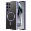 Samsung Galaxy S24 Ultra Uyumlu Kılıf Kamera Korumalı Magsafe Wireless Şarj Özellikli Zore Demre Kapak - 5