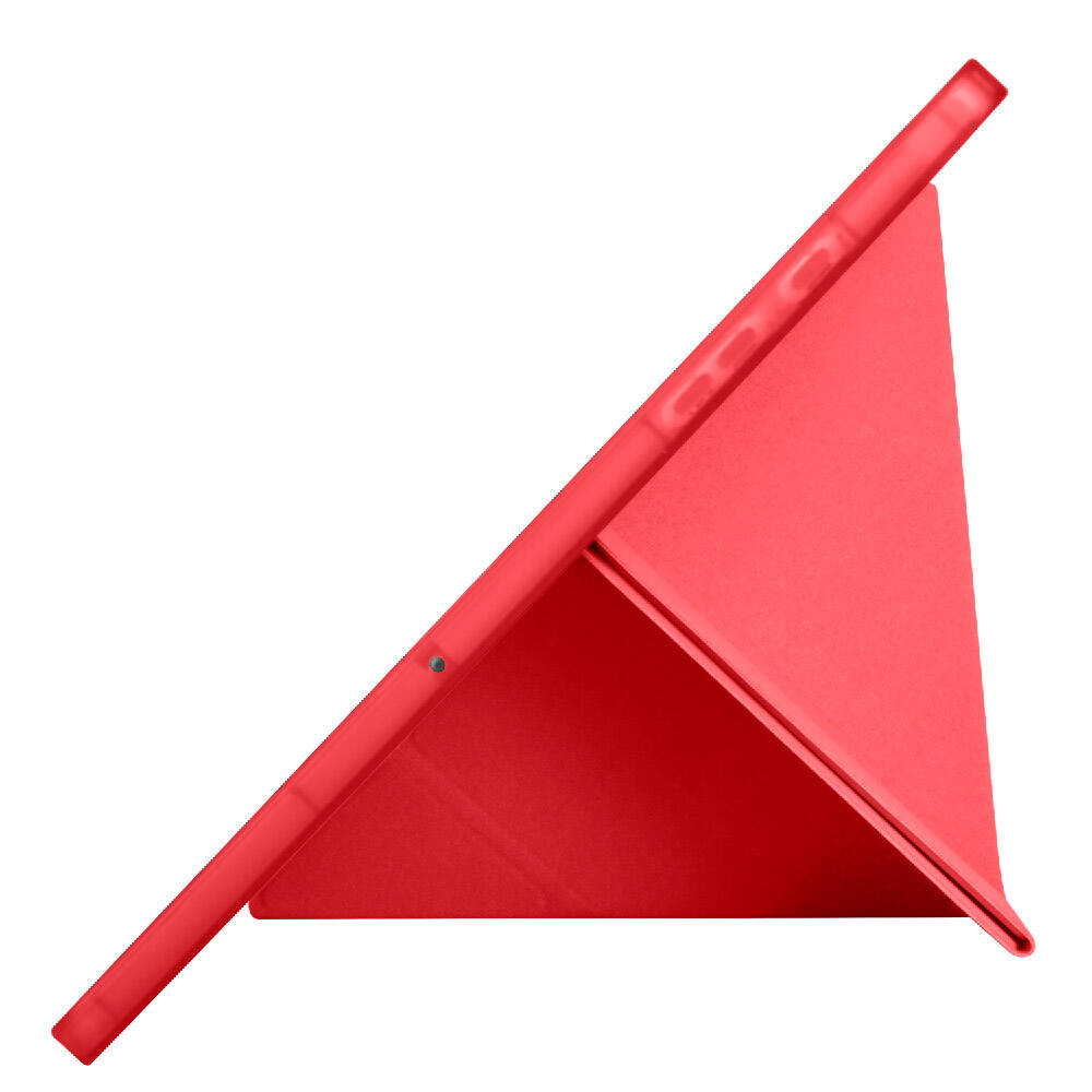 Samsung Galaxy Tab A9 Uyumlu Kılıf Zore Tri Folding Kalem Bölmeli Standlı Kılıf - 23