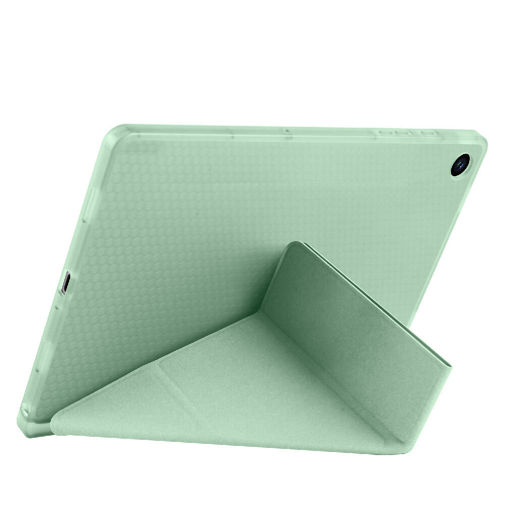Samsung Galaxy Tab A9 Uyumlu Kılıf Zore Tri Folding Kalem Bölmeli Standlı Kılıf - 32