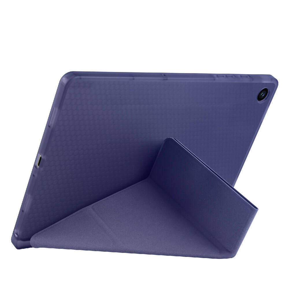 Samsung Galaxy Tab A9 Uyumlu Kılıf Zore Tri Folding Kalem Bölmeli Standlı Kılıf - 48