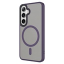 Samsung Galaxy S24 Plus Uyumlu Kılıf Sert PC Arka Yüzey Wireless Şarj Özellikli Zore Flet Magsafe Kapak - 2