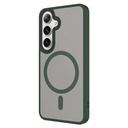 Samsung Galaxy S24 Uyumlu Kılıf Sert PC Arka Yüzey Wireless Şarj Özellikli Zore Flet Magsafe Kapak - 2