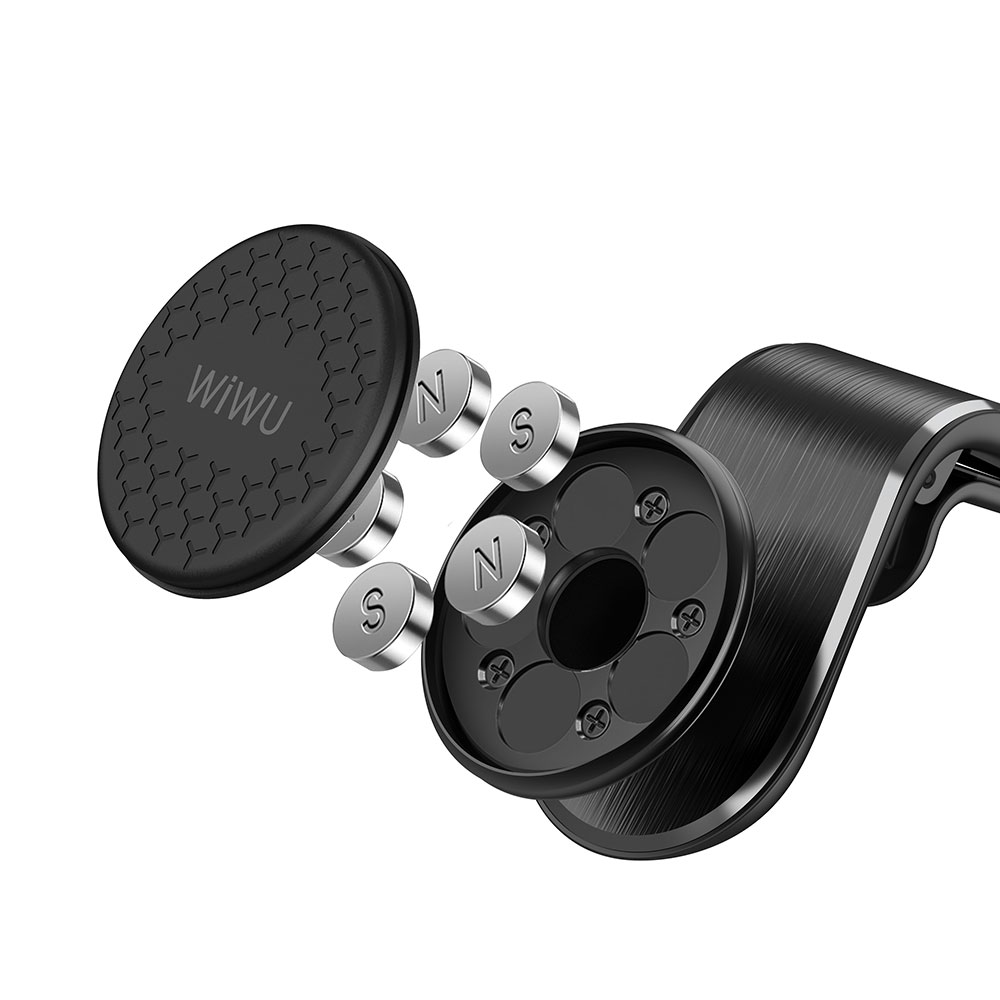 Wiwu CH006 360 Derece Dönebilen Havalandırma Tasarım Araç Telefon Tutucu - 1