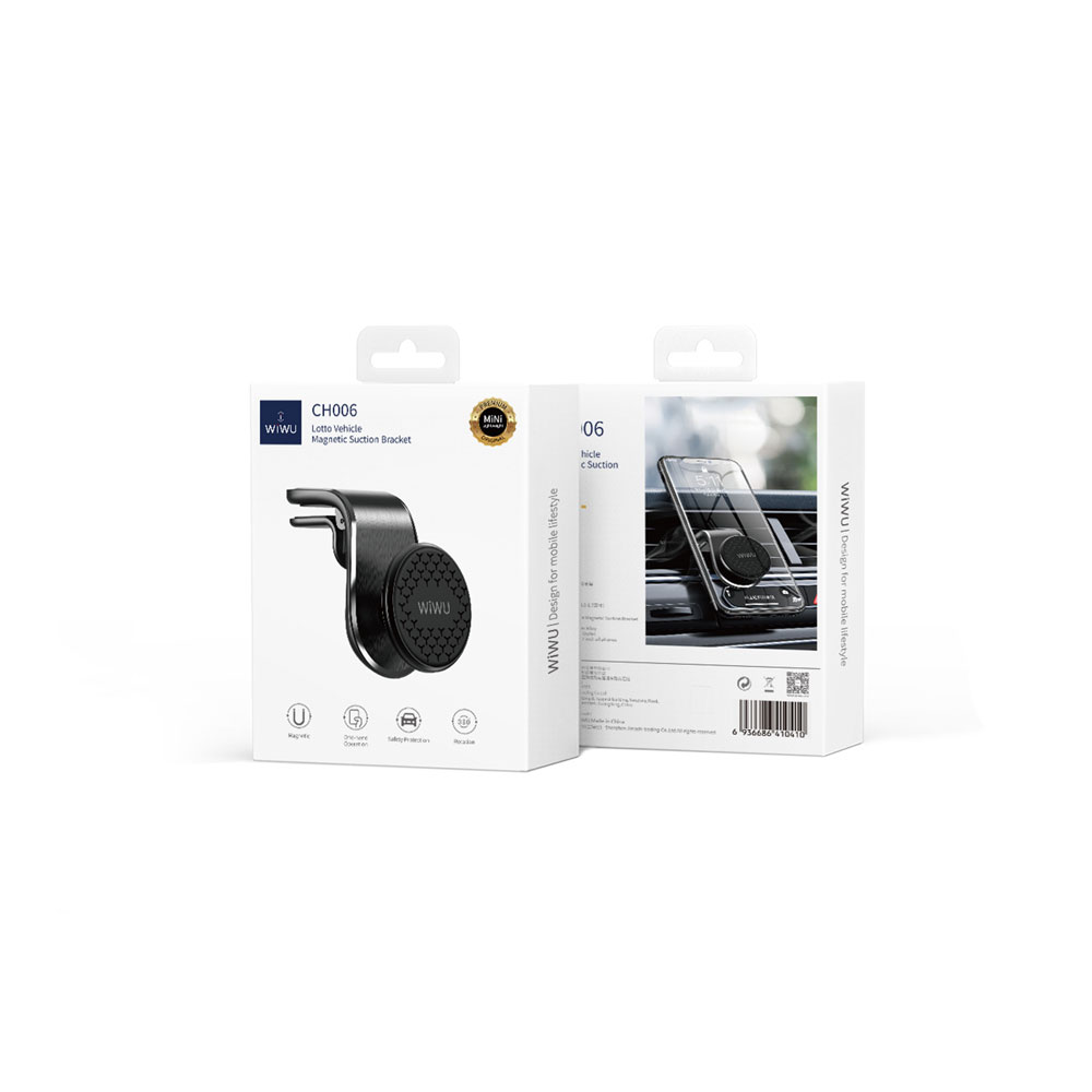 Wiwu CH006 360 Derece Dönebilen Havalandırma Tasarım Araç Telefon Tutucu - 6