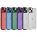 Apple iPhone 14 Plus Uyumlu Kılıf Kamera Korumalı Transparan Zore Post Kapak - 1