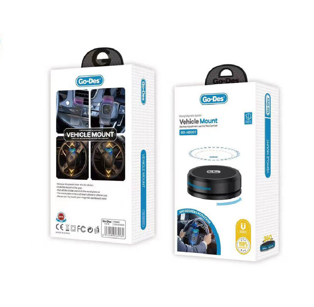 Go Des GD-HD307 Magnetik 360° Dönebilen Direksiyon Araç Telefon Tutucu - 1