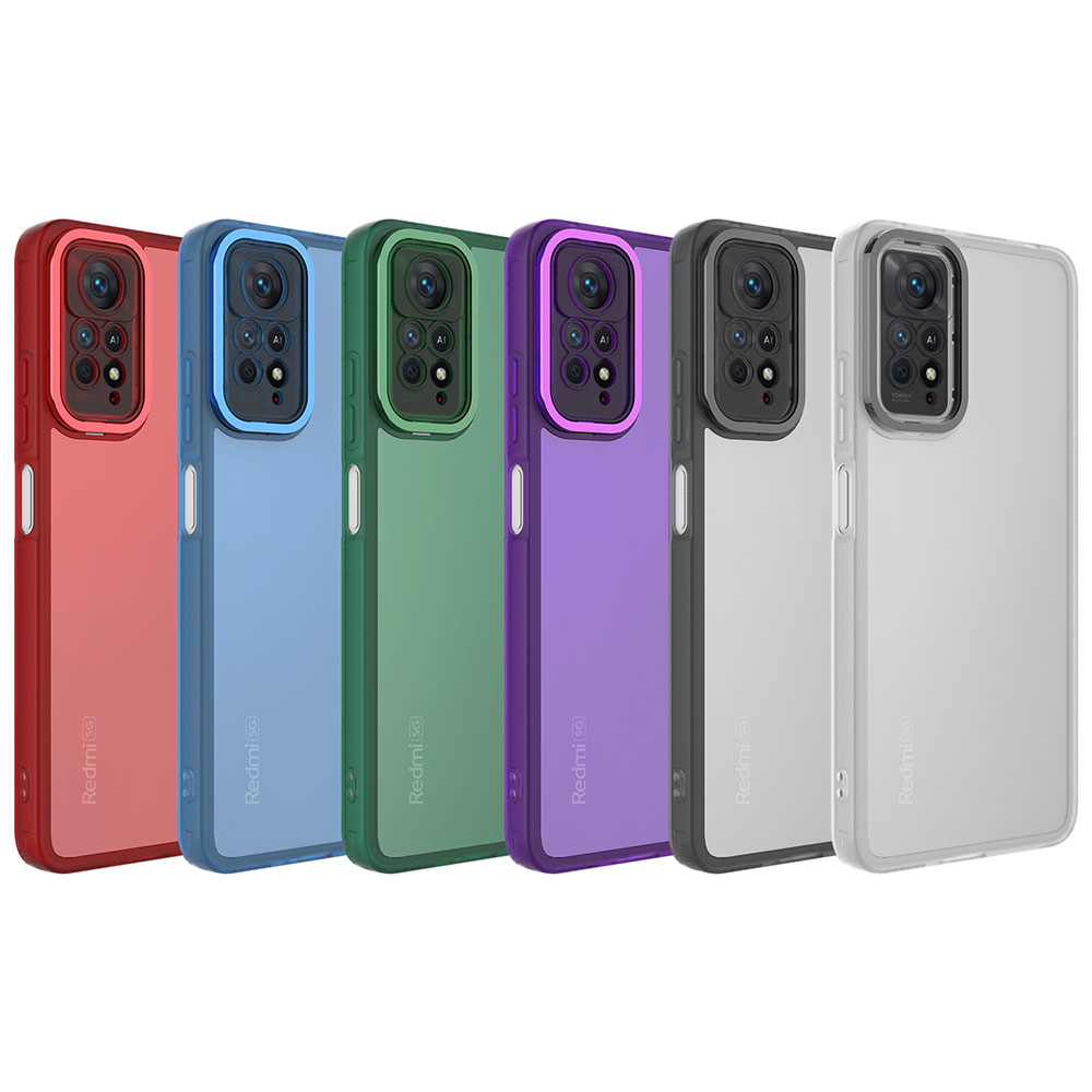 Xiaomi Redmi Note 11 Pro 5G Uyumlu Kılıf Kamera Korumalı Transparan Zore Post Kapak - 1