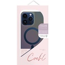 Apple iPhone 15 Pro Max Uyumlu Kılıf Magsafe Şarj Özellikli Mistik Mor Renkli Coehl Dazze Kapak