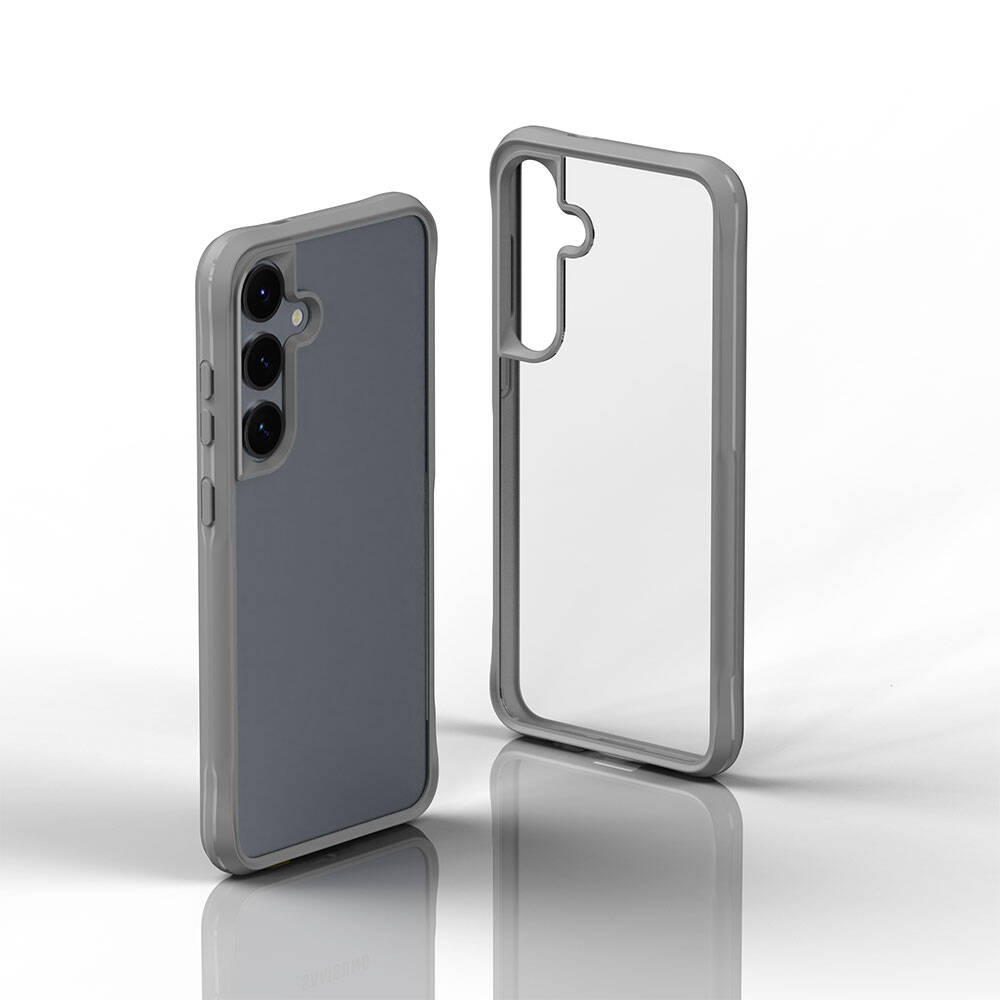 Samsung Galaxy S24 Plus Uyumlu Kılıf Şeffaf Sert PC Arka Yüzey Tasarımlı Zore Edo Kapak - 1