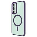 Samsung Galaxy S23 FE Uyumlu Kılıf Wireless Şarj Özellikli Zore Krom Magsafe Silikon Kapak - 2