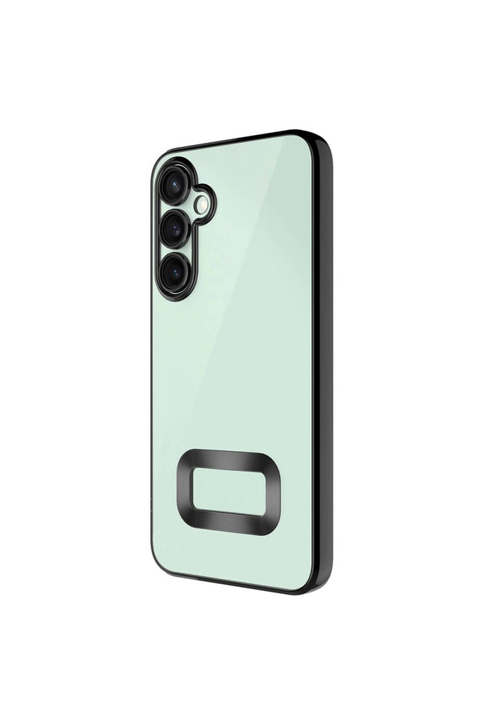 Megafox Teknoloji Samsung Galaxy A05S Uyumlu Kılıf Kamera Korumalı Logo Gösteren Omega Kapak