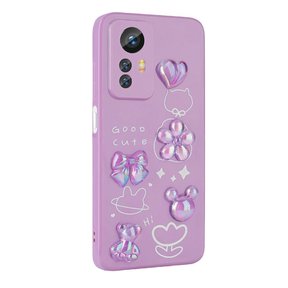 Xiaomi Redmi Note 12S Uyumlu Kılıf Kabartma Figürlü Parlak Zore Toys Silikon Kapak - 2