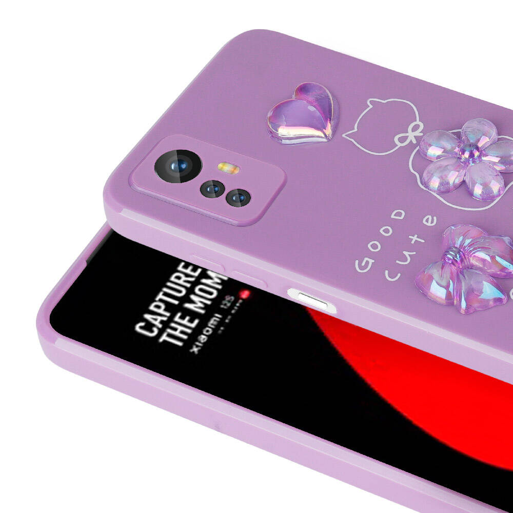 Xiaomi Redmi Note 12S Uyumlu Kılıf Kabartma Figürlü Parlak Zore Toys Silikon Kapak - 3