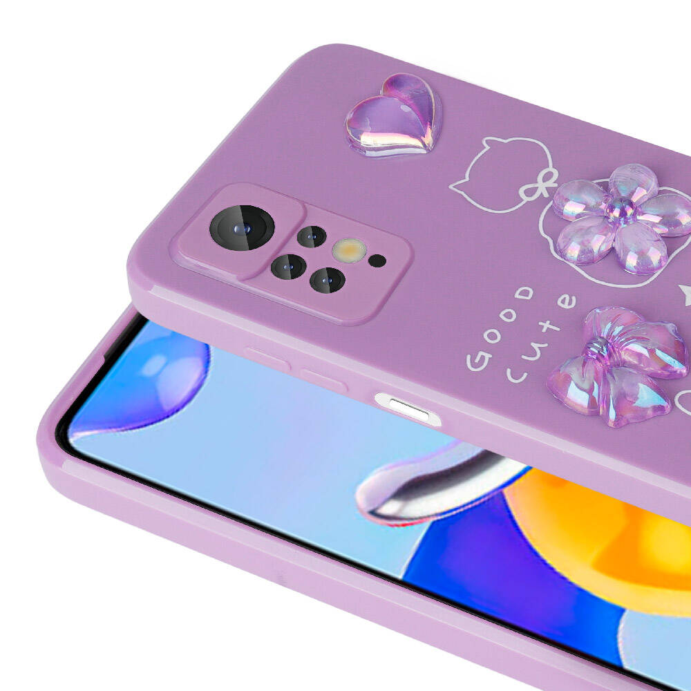 Xiaomi Redmi Note 12 Pro 4G Uyumlu Kılıf Kabartma Figürlü Parlak Zore Toys Silikon Kapak - 3