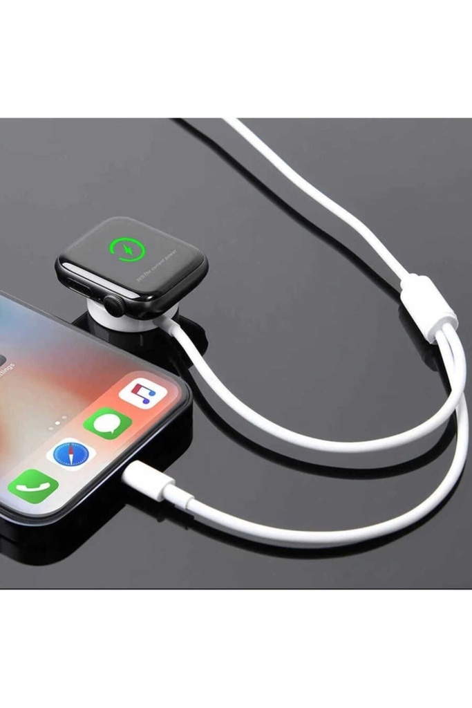 Zore Akıllı Saat Lightning-Wireless USB Şarj Kablosu 1.2m