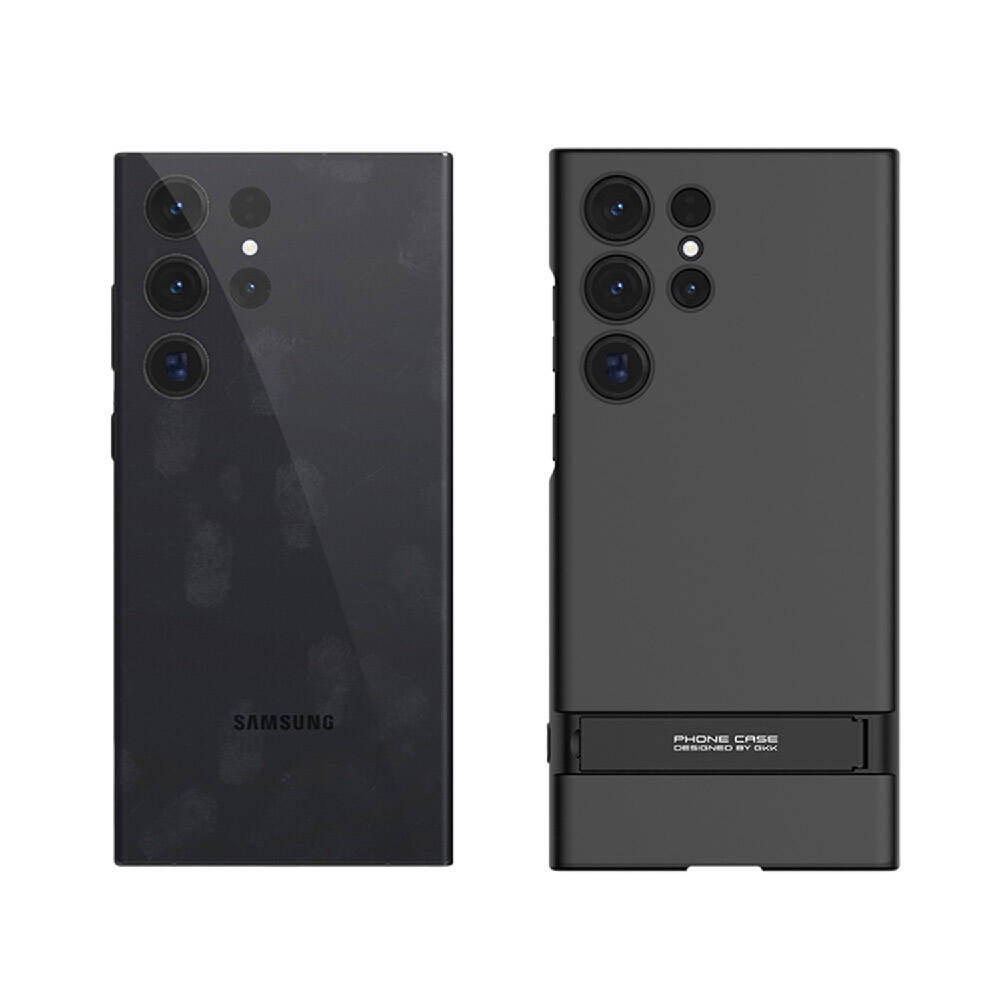 Samsung Galaxy S24 Ultra Uyumlu Kılıf Zore Kamera Korumalı Dikey Standlı Ays Kapak - 4