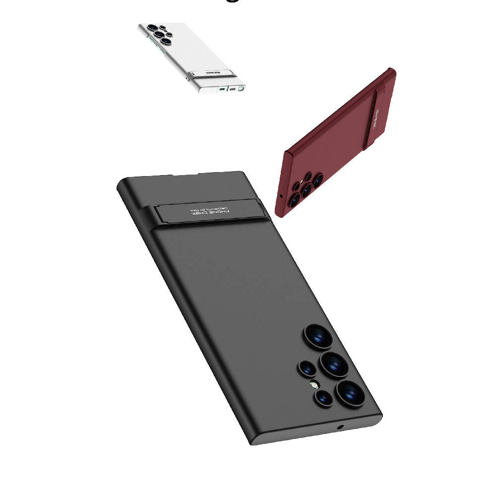 Samsung Galaxy S24 Ultra Uyumlu Kılıf Zore Kamera Korumalı Dikey Standlı Ays Kapak - 5