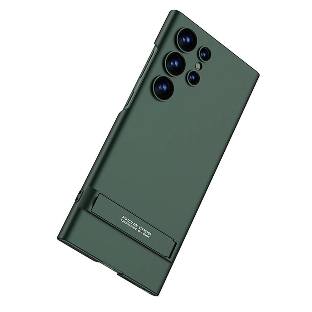 Samsung Galaxy S24 Ultra Uyumlu Kılıf Zore Kamera Korumalı Dikey Standlı Ays Kapak - 6