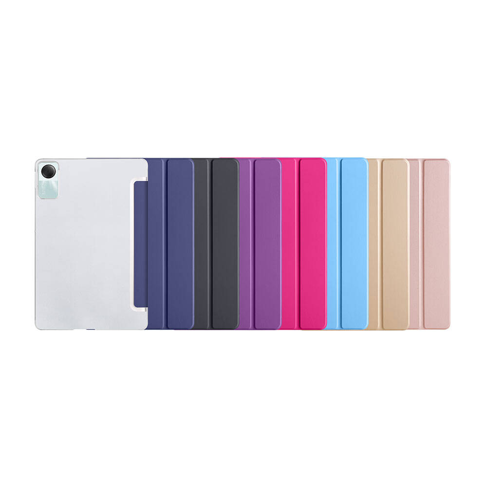 Xiaomi Redmi Pad SE 11" Uyumlu Zore Smart Cover Standlı 1-1 Kılıf - 1