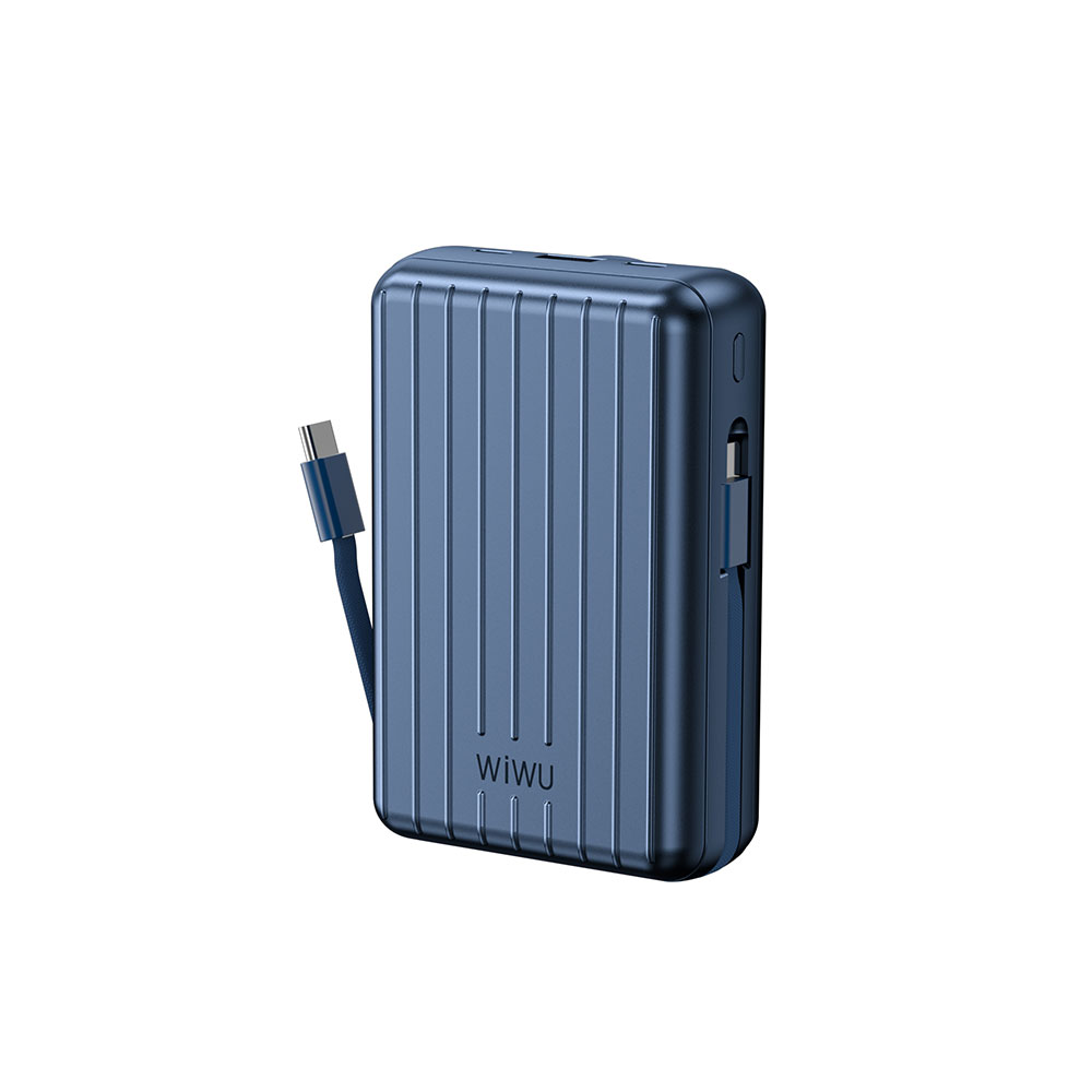 Wiwu PP04 Taşınabilir Wireless Şarj ve PD Hızlı Şarj Özellikli Powerbank 20W 20000mAh - 1