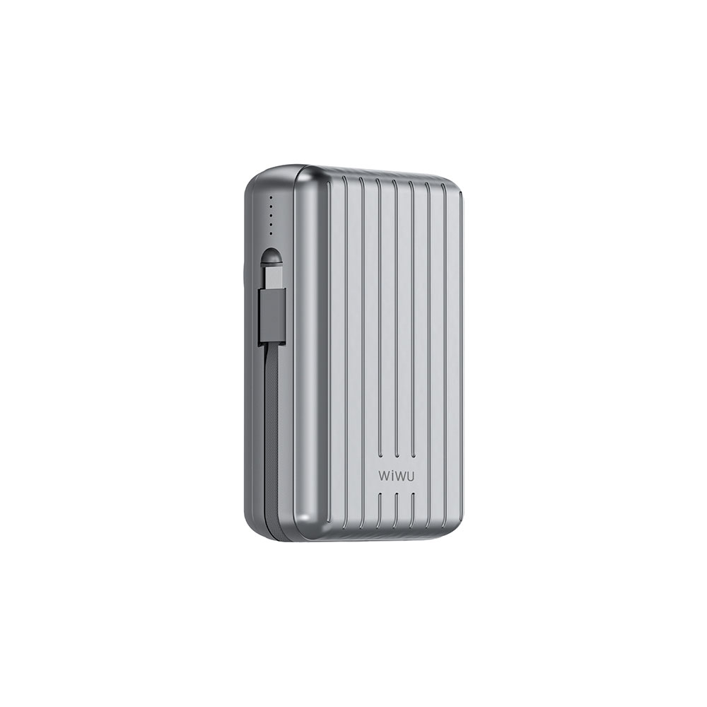 Wiwu PP04 Taşınabilir Wireless Şarj ve PD Hızlı Şarj Özellikli Powerbank 20W 20000mAh - 3