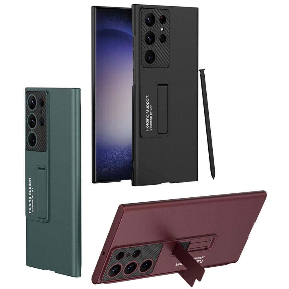 Samsung Galaxy S24 Ultra Uyumlu Kılıf Zore Standlı Ays Kapak - 1