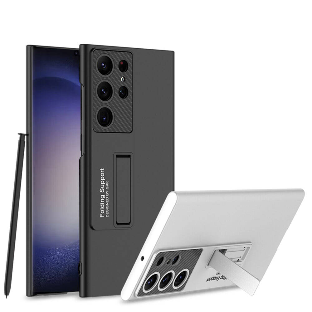 Samsung Galaxy S24 Ultra Uyumlu Kılıf Zore Standlı Ays Kapak - 3