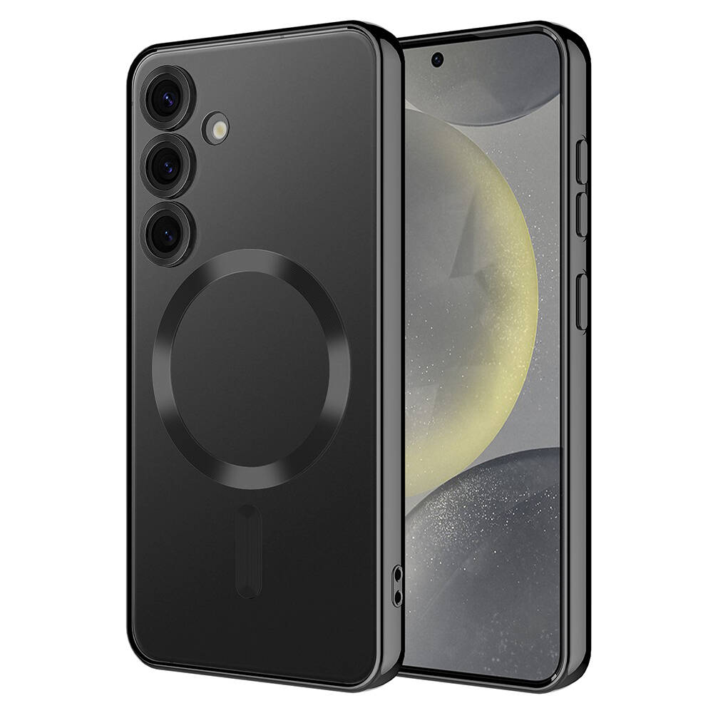 Samsung Galaxy S24 Uyumlu Kılıf Kamera Korumalı Magsafe Wireless Şarj Özellikli Zore Demre Kapak - 2