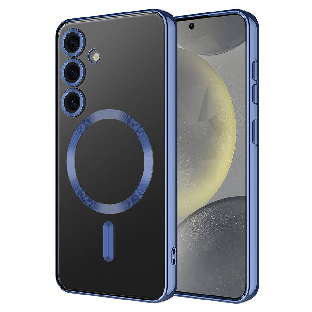 Samsung Galaxy S24 Uyumlu Kılıf Kamera Korumalı Magsafe Wireless Şarj Özellikli Zore Demre Kapak - 4