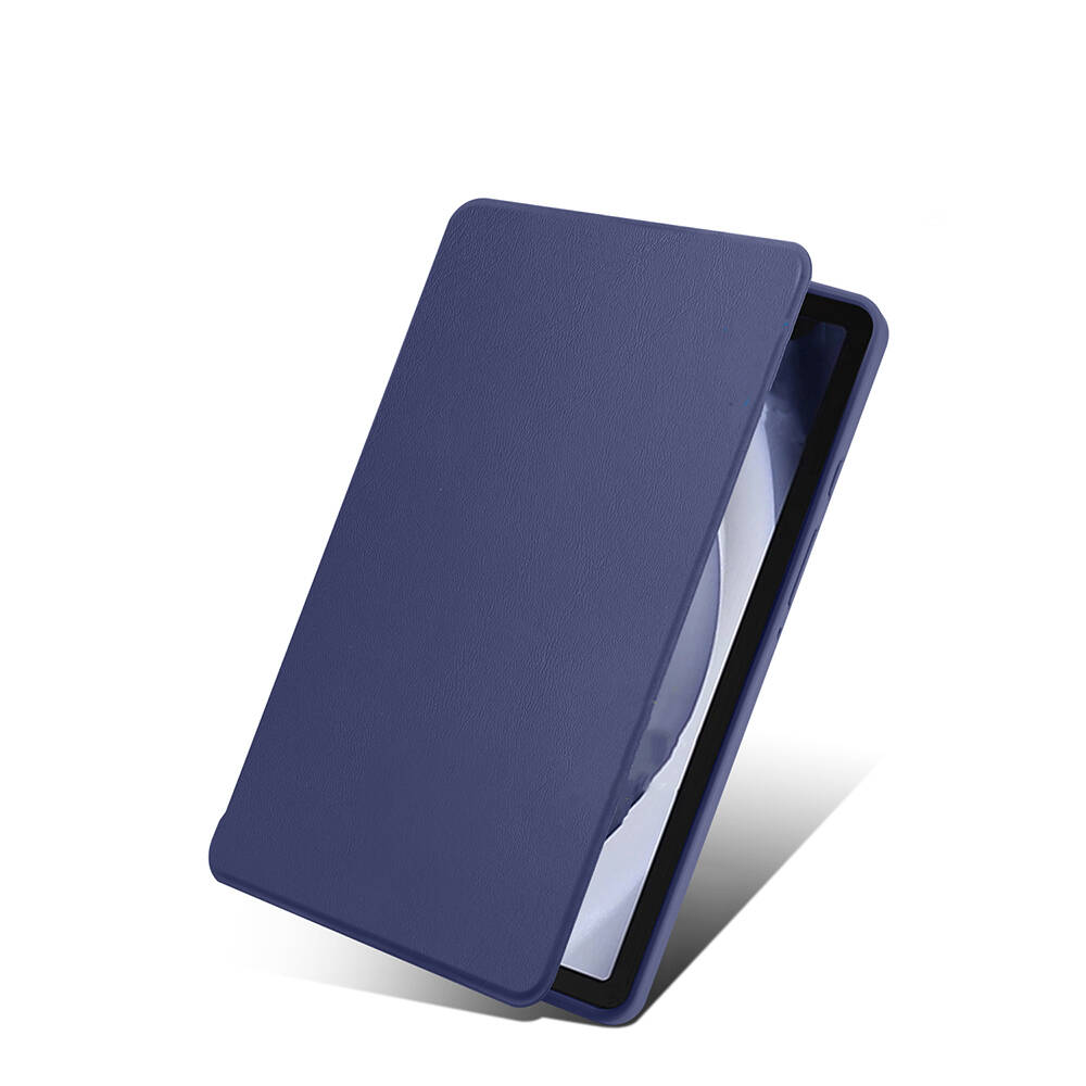 Samsung Galaxy Tab A9 Plus Uyumlu Kılıf Zore Termik Kalem Bölmeli Dönebilen Standlı Kılıf - 3