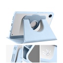 Samsung Galaxy Tab A9 Plus Uyumlu Kılıf Zore Termik Kalem Bölmeli Dönebilen Standlı Kılıf - 17