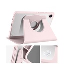 Samsung Galaxy Tab A9 Plus Uyumlu Kılıf Zore Termik Kalem Bölmeli Dönebilen Standlı Kılıf - 22